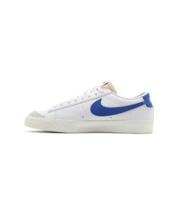 نایک بلیزر ساق کوتاه سفید آبی Nike Blazer Low Vintage White Hyper Royal