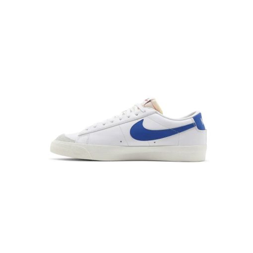 نایک بلیزر ساق کوتاه سفید آبی Nike Blazer Low Vintage White Hyper Royal