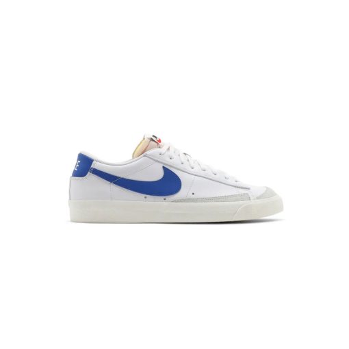 نایک بلیزر ساق کوتاه سفید آبی Nike Blazer Low Vintage White Hyper Royal
