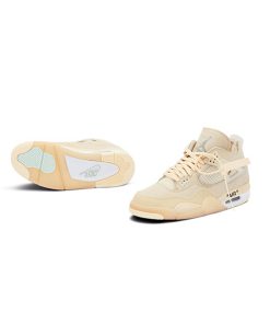 کتونی نایک ایرجردن 4 کرمی Nike Air Jordan 4 Off White