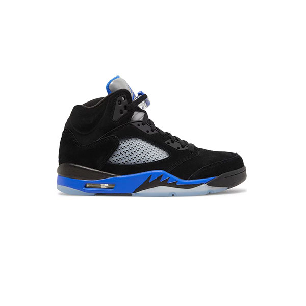 کفش مردانه نایک ایرجردن 5 مشکی آبی Nike Air Jordan 5 Racer Blue
