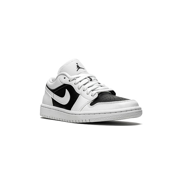 کفش نایک ایرجردن 1 ساق کوتاه سفید مشکی Nike Air Jordan 1 Low