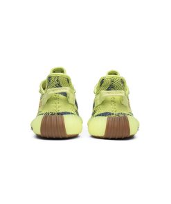 کفش مردانه ییزی 350 سبز فسفری Adidas Yeezy 350 V2 Semi Frozen Yellow