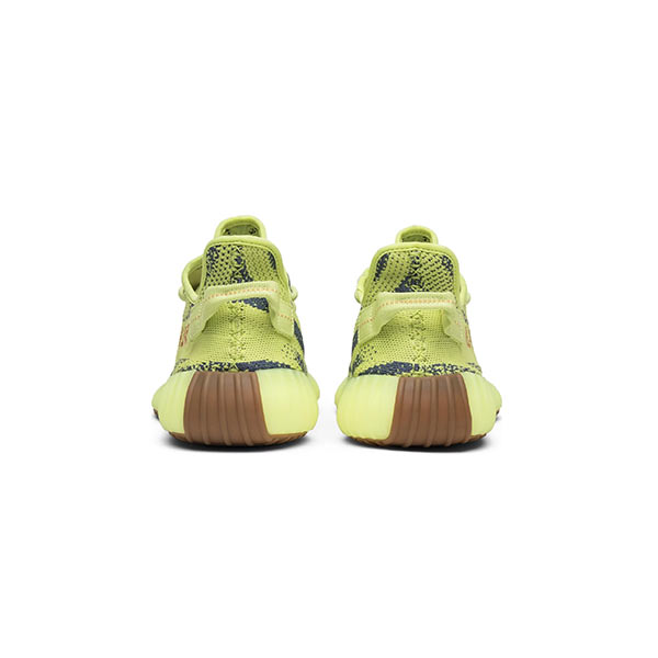 کفش مردانه ییزی 350 سبز فسفری Adidas Yeezy 350 V2 Semi Frozen Yellow