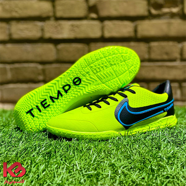 کفش فوتسال نایک تمپو لجند سبز فسفری Nike Tiempo Legend