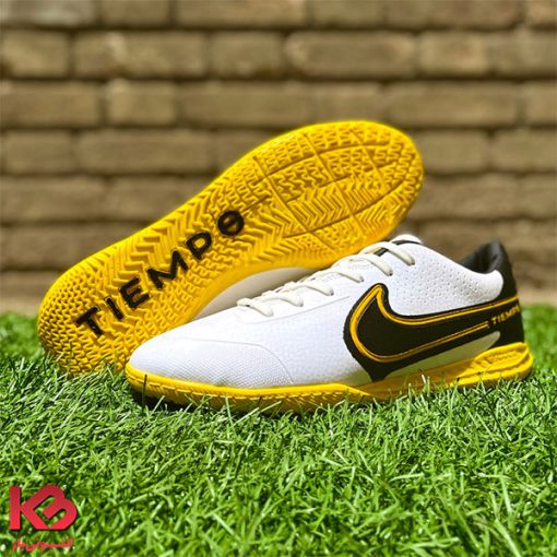 کفش فوتسال نایک تمپو لجند زرد Nike Tiempo Legend