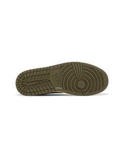 کفش نایک ایرجردن 1 تراویس اسکات زیتونی ساق کوتاه Nike Travis Scott Air Jordan 1 Low OG Olive