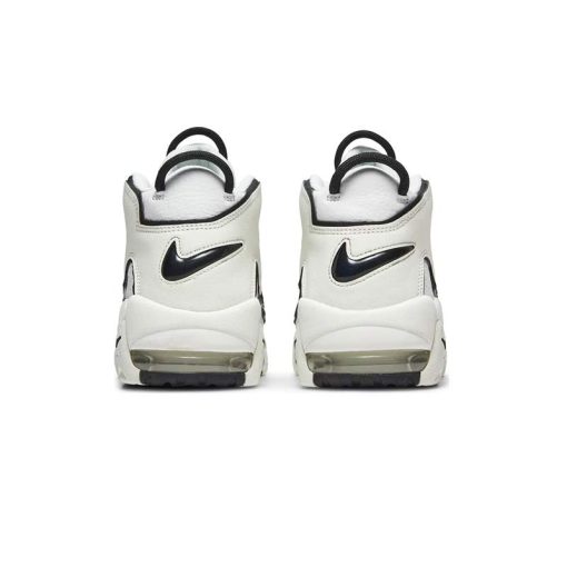 کفش نایک آپتمپو سفید خط مشکی Nike Uptempo White