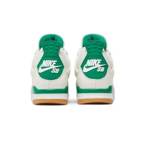کتانی نایک ایرجردن 4 اس بی سفید سبز Nike Air Jordan 4 SB