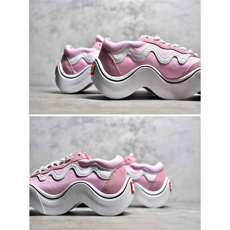 کفش ونس مدل ویوی صورتی Vans Wavy Baby Pink
