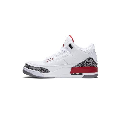 کتونی نایک ایرجردن 3 سفید قرمز Nike Air Jordan 3 Retro Hall of Fame