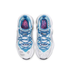 کتونی بسکتبالی نایکی لبرون 19 سفید آبی Nike LeBron 19 Space Jam Sweatsuit