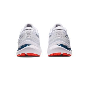 کتونی رانینگ اسیکس کایانو 29 سفید آبی Asics Gel-Kayano 29