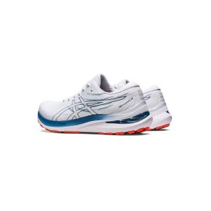 کتونی رانینگ اسیکس کایانو 29 سفید آبی Asics Gel-Kayano 29