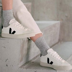 کفش کژوال وجا کمپو سفید مشکی Veja Campo White and Black