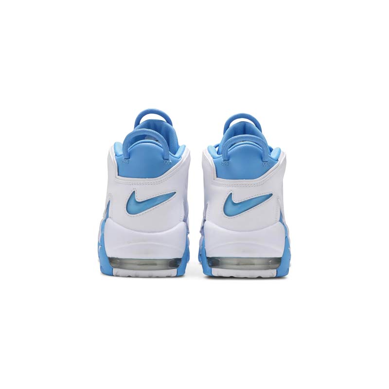 کتونی نایک ایر آپتمپو آبی سفید Nike Air More Uptempo University Blue