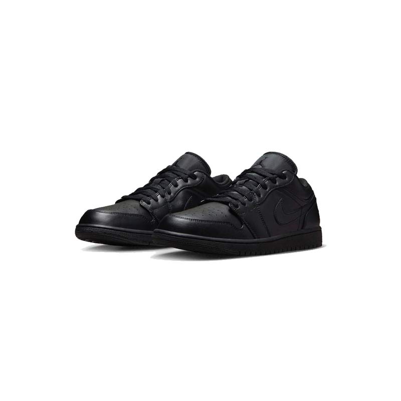 کفش نایک ایرجردن 1 ساق کوتاه فول مشکی Nike Air Jordan 1 Low Triple Black