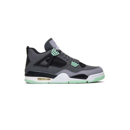 کفش نایک ایرجردن 4 طوسی سبز Nike Air Jordan 4 Retro Green Glow