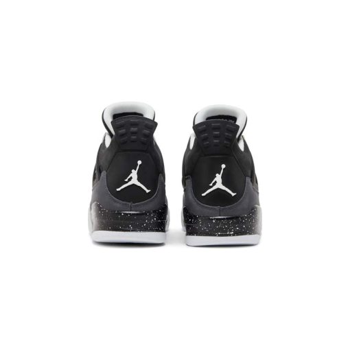 کفش نایک ایرجردن 4 مشکی طوسی Nike Air Jordan 4 Retro Fear