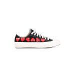 کفش کانورس آل استار مشکی ساق کوتاه مولتی پلی Converse Play Multi Hearts 1970s black low