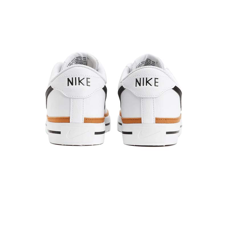 کفش کژوال نایک کورت لگاسی سفید مشکی Nike Court Legacy White Desert Ochre