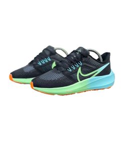 کفش پیاده روی نایک پگاسوس 38 مشکی سبز آبی  Nike Air Zoom Pegasus 38 Black Green Blue