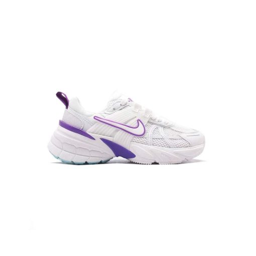 کتونی نایک راننیگ وی2کا سفید بنفش Nike V2K Run White Purple