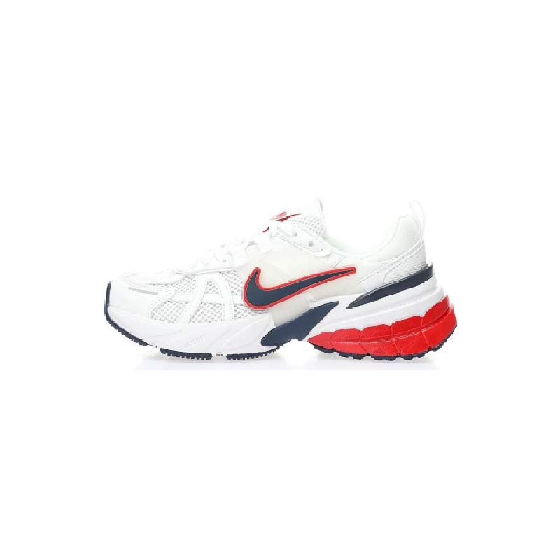 کتونی نایک راننیگ وی2کا سفید سورمه ای قرمز Nike V2K Run White Navy Blue Red