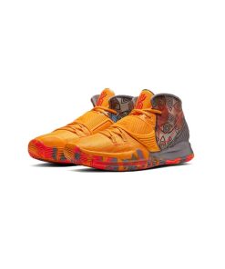 کفش بسکتبال نایکی کایری 6 پکن زرد و نارنجی Nike Kyrie 6 Pre Heat Beijing