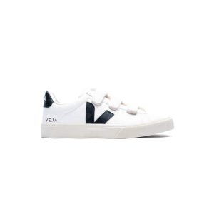 کفش کژوال وجا رسیف چسبی سفید مشکی Veja Recife Chromefree Leather White Black