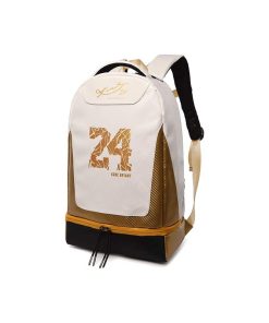 کوله پشتی کوبی برایانت سفید طلایی Kobe Bryant White Gold Backpac
