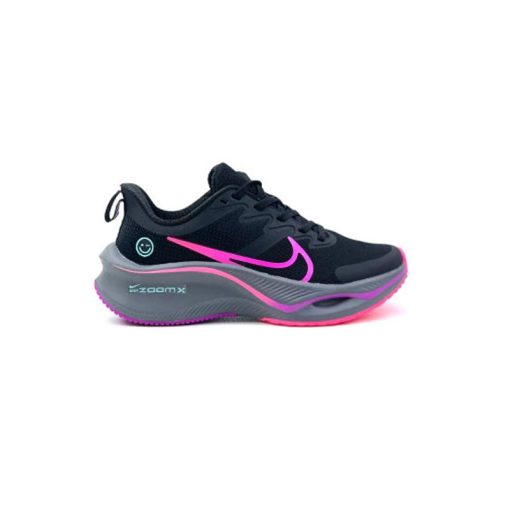 کتونی پیاده روی نایک زوم ایکس لبخند مشکی صورتی Nike Running Air Zoom Smile Black Pink