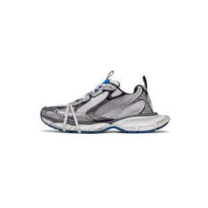 کتونی بالنسیاگا 3 ایکس لارج سفید نقره ای آبی Balenciaga 3xl Worn-Out Grey Blue