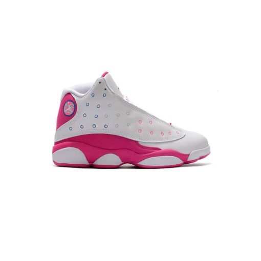 کتونی نایک ایرجردن 13 سفید صورتی Nike Air Jordan 13 Retro White Pink