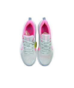 کتونی پیاده روی نایک زوم ایکس لبخند طوسی صورتی Nike Running Air Zoom Smile Gray Pink