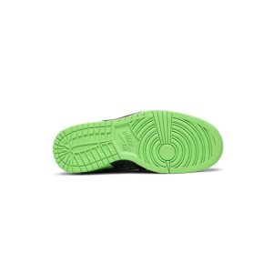 کتونی رابر دانک آفوایت مشکی سبز Nike Air Rubber Dunk Off White Green Strike
