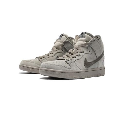 کتونی ساقدار نایک دانک خاکستری رینینگ چمپ Nike Dunk High reigning champ Grey