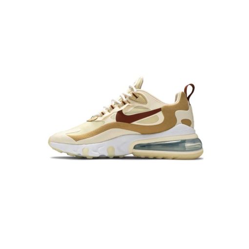 کتونی نایک ایرمکس 270 ری اکت زرد قهوه ای Nike Air Max 270 React Equestrian