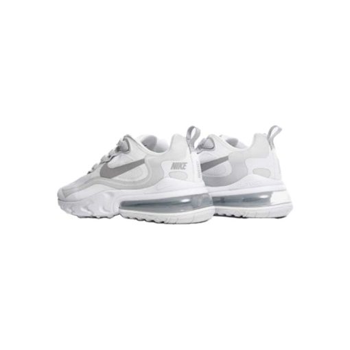 کتونی نایک ایرمکس 270 ری اکت سفید طوسی Nike Air Max 270 Triple White