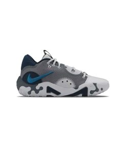 کفش بسکتبال نایک پی جی 6 طوسی آبی Nike PG 6 Grey Fog Arsenal Blue