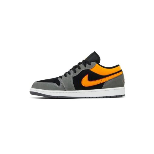 کفش نایک ایرجردن 1 ساق کوتاه طوسی نارنجی Nike Air Jordan 1 Low SE Vivid Orange