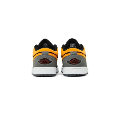 کفش نایک ایرجردن 1 ساق کوتاه طوسی نارنجی Nike Air Jordan 1 Low SE Vivid Orange