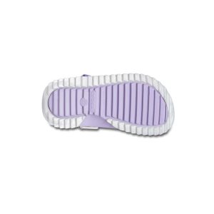 صندل کراکس سفید بنفش Crocs Classic Hiker Clog White Lavender