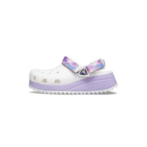 صندل کراکس سفید بنفش Crocs Classic Hiker Clog White Lavender