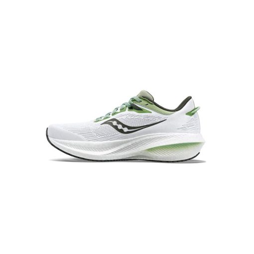 کتانی رانینگ ساکونی سفید سبز Saucony Triumph 21 White Umbra