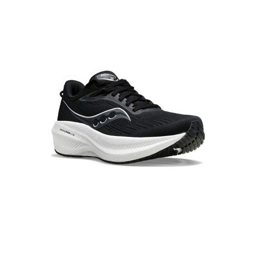 کتانی رانینگ ساکونی مشکی سفید Saucony Triumph 21 Black White