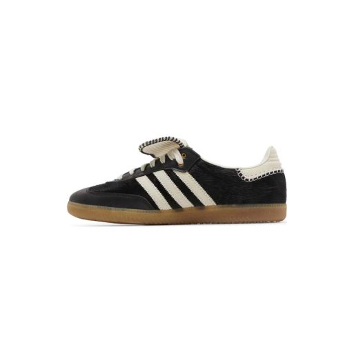 کتونى آدیداس سامبا ولز بانر مشکی سفید Adidas Samba Wales Bonner Pony Black