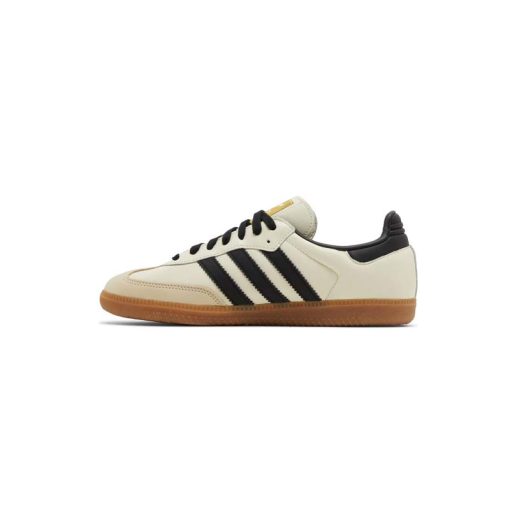 کتونى آدیداس سامبا کرم مشکی قهوه ای Adidas Samba OG Cream White Sand Strata