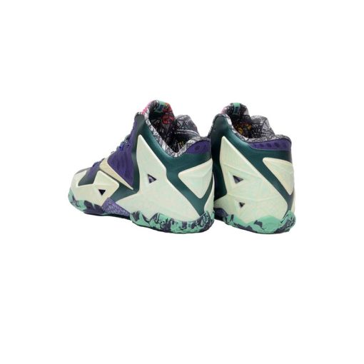 کتونی بسکتبال نایکی لبرون 11 سبز بنفش Nike LeBron 11 Green Purple