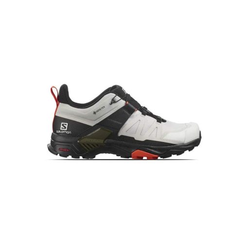 کتونی سالومون الترا 4 گورتکس سفید مشکی Salomon X Ultra 4 GORE-TEX White Black